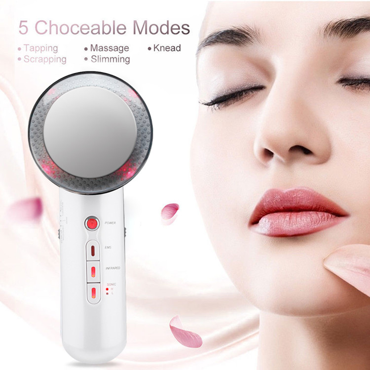 12W EMS RF Beauty Machine Ultrasonic Infrared Slimming Machine AC100V