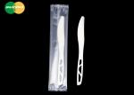 Individually Wrapped Food Grade Disposable Cutlery Biodegradable Transparent