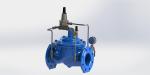 Ductile Iron Pressure Relief And Sustaining Valve With SS304 Internal Parts For