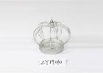 Metal Crown Shape Iron Pedestal Pillar Candle Holder