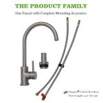 Steel 316 Kitchen Faucet 360 Degree Swivel Stainless Steel Kitchen Sink Faucet