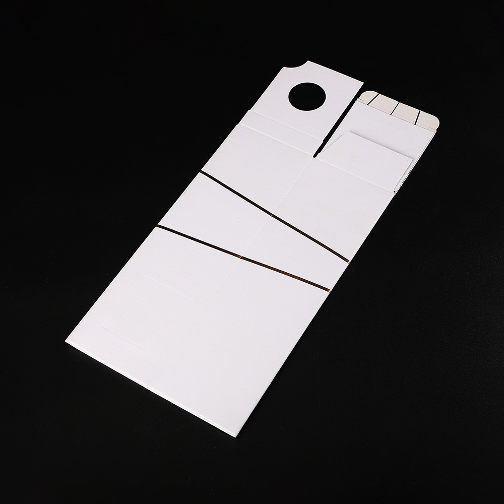 two sides single bottle wine packaging box with bottle neck protect and crash lock bottom