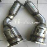 Three Way Car Catalytic Converter Shell for Porsche Cayenne Turbo Cleaner