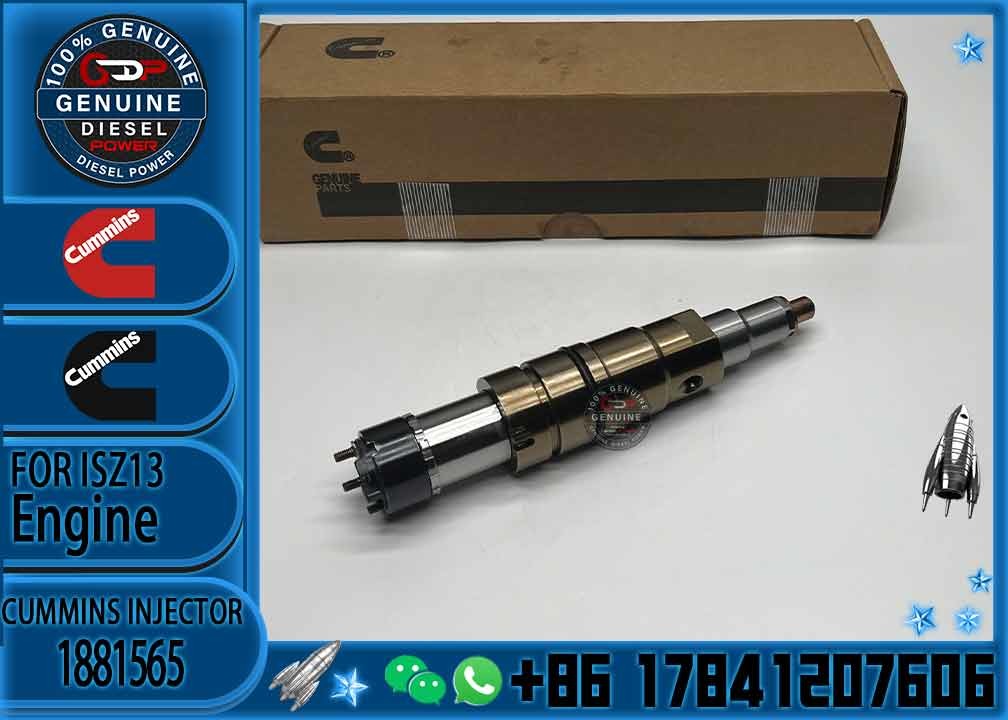 High quality Diesel Common Rail Fuel Injector 1881565 Compatible For ISX SCANIAXPI DC9 DC13 DC16 Engine