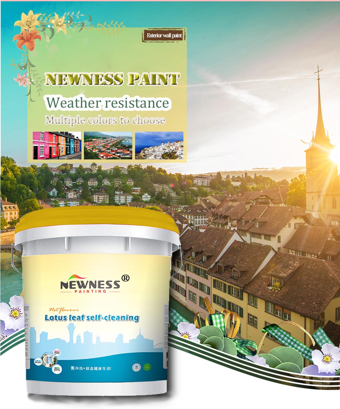 Building Coating Transparent And White Interior And Exterior paints and coatings 25kg / barrel