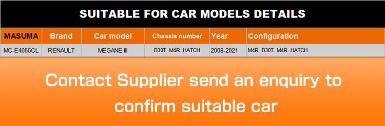 MC-E4055CL MASUMA Ecommerce Auto Engine Cabin Air Filter 272773488R for RENAULT MEGANE III