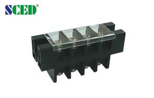 Quality Plastic Cover 180A Panel Mount Terminal Block 21mm Perforation wholesale