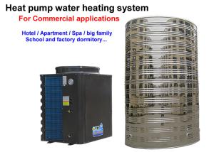 Quality Safety Commercial Heat Pump Water Heater System Galvanized Sheet Housing Material wholesale
