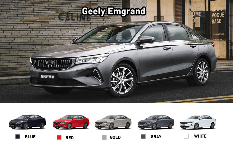 Electric Driver's Seat Adjustment Geely Emgrand 2022 1.5L 1.8L Manual Luxury 0km Second Hand Cars for Adult High Speed