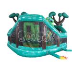 Jungle Playground Bouncy Castle Slide Inflatable Play Park