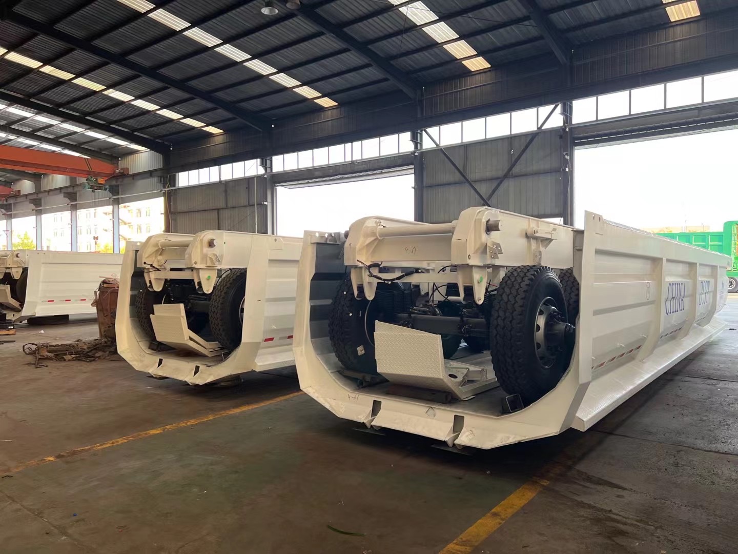 3 /4 /5 Tri Axle 35 Cubic Meter 40 Cbm 60 Tons 80ton Heavy duty Dump Truck U-shape Tipper Semi Trailer for Sale