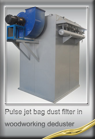 Filtration System Industrial Pulse Baghouse Dust Collector with 63m2 Filtration Area