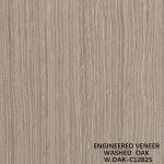 Engineered Wood Veneer Special Washed Oak Sheet Straight Grain 2500-3200mm