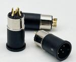 M12 5 Pin Female And Male Panel Mount Multi Pin Circular Cable Connectors