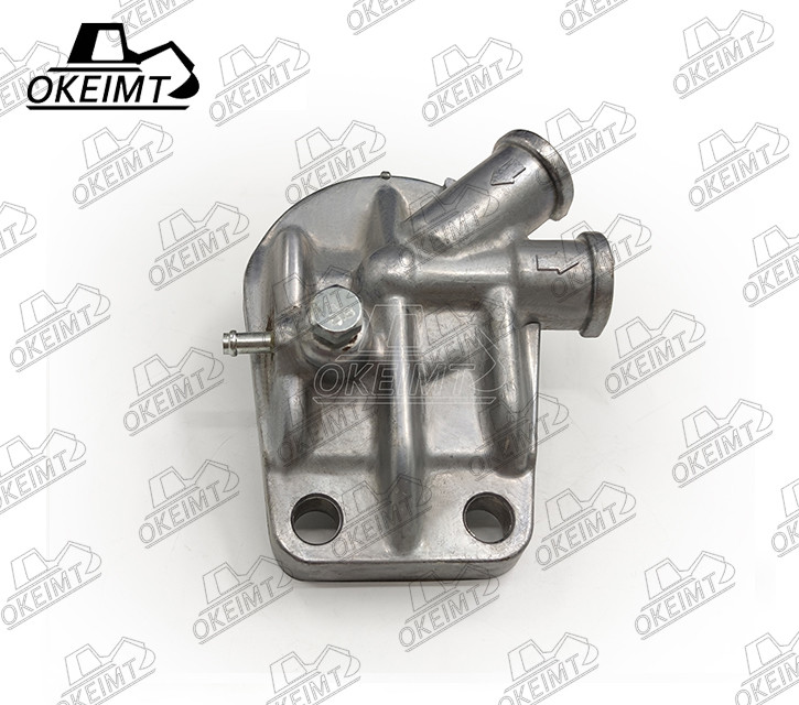 SY215-9 Diesel Fuel Filter Head Aluminum For Excavator Parts Engine