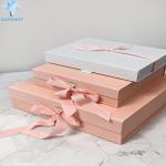 luxury Foldable Gament Apparel Packaging Box Sliver Foil Stamping