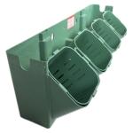 Vertical Green Black PP Plastic Flower Pot for Stacking Used With Flower/Green
