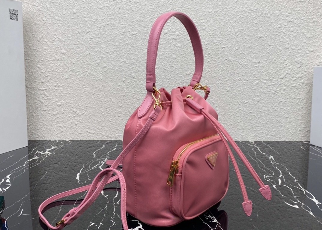 Bucket Nylon Cross Body 23cm Luxury Canvas Bag Big Capicity