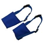 ECO Friendly Dog Nylon Muzzle Woven Logo Soft Mesh Muzzle For Walking