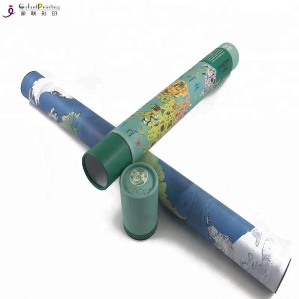 Cheap Disposable Custom Printed Paper Tubes / Coated Cardboard Shipping Tubes for sale