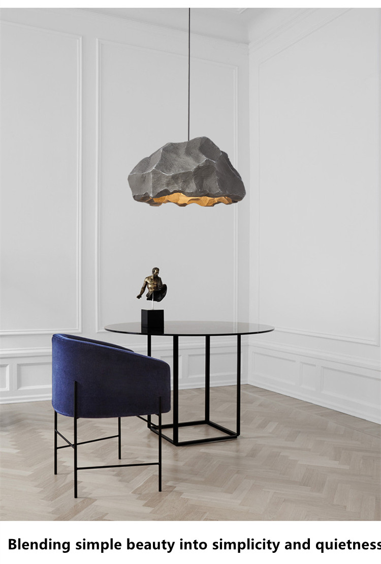 Nordic Designer Pendant Lamp Bedroom Wabi Sabi LED Chandelier(WH-VP-168)