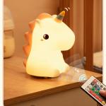 Rechargeable Silicone Night Lamp Unicorn Night Lights For Girls Bedroom Cute