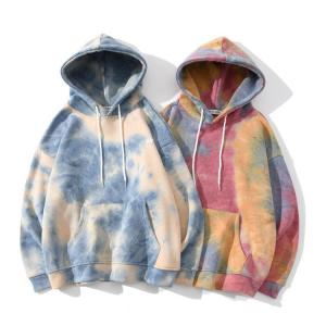 Quality Fashion Street Custom Tie Dye Hoodies Sweatshirts Anti - Shrink wholesale