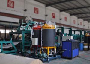China 3m/Min PU Sandwich Panel Machine , 1200mm Polyurethane Sandwich Panel Production Line on sale