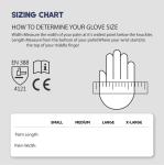 Power Grip Welding Gloves Heat Resistant Hand Gloves For Construction Workers
