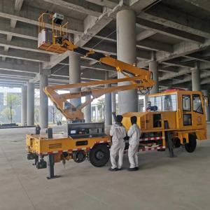 Quality Railway Car Rail Transit Site Aerial Lift Work Trucks Dual Purpose 15.5m 45km/H wholesale
