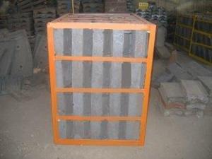 Quality Cr-Mo Alloy Steel Mill Liners Castings For Mine Mill With Hardness HRC33-42 Penetrate Test wholesale