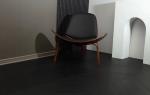 Cool Black Oak Chevron Parquet Engineered Wood Flooring