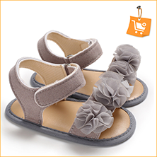Cute 2019 Cotton Cartoon animal 0-18 months sandals baby crib shoes
