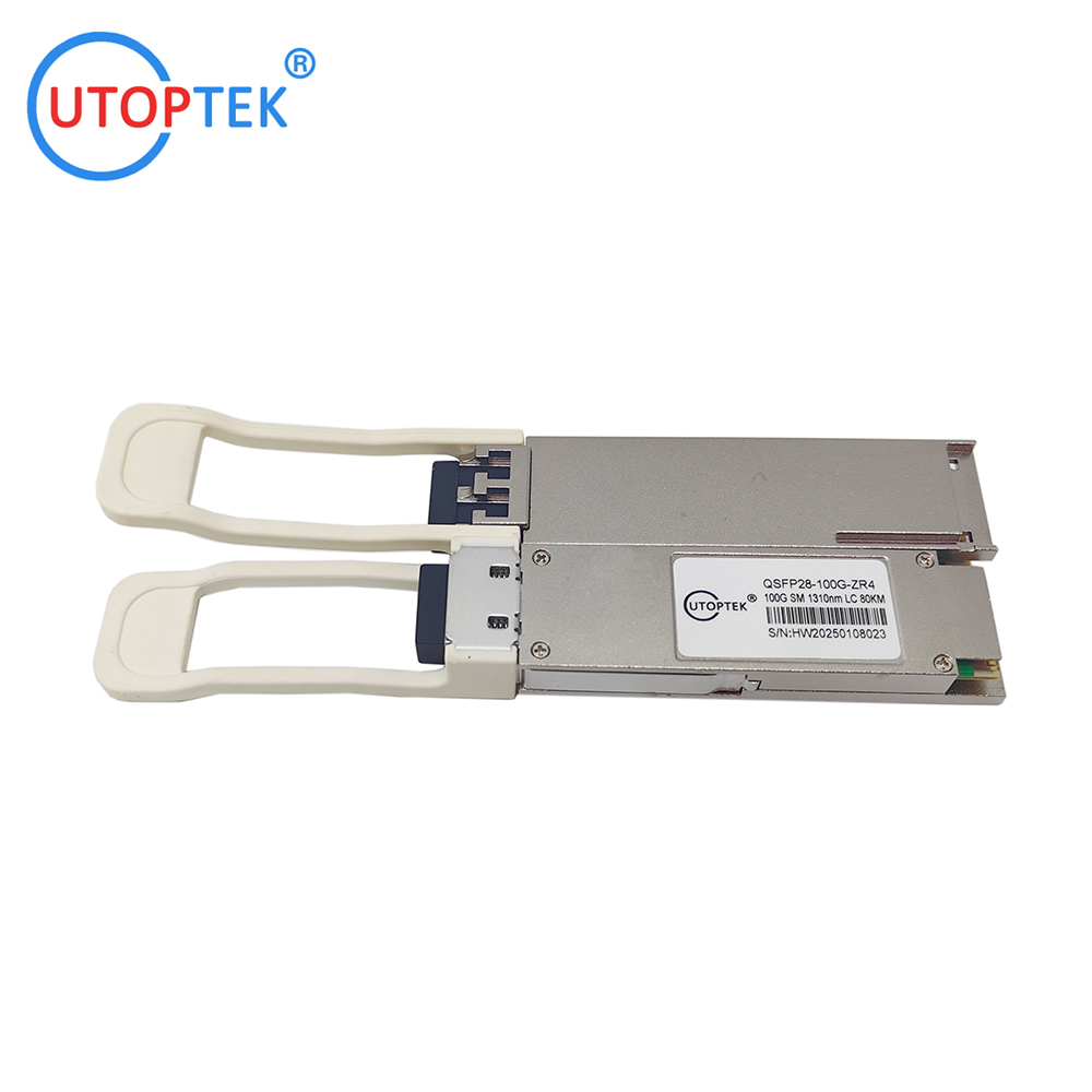 QSFP28-100G-ZR4 100g qsfp28 module 80km Single mode 1310nm duplex LC for Cisco/huawei/Extreme/Juniper
