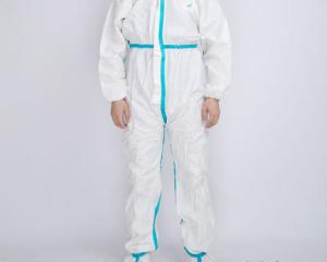 Quality Sterile Disposable Medical White Hooded Protective Jumpsuit wholesale