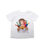 DIY Personalized Blank White Sublimation T Shirt For Kids