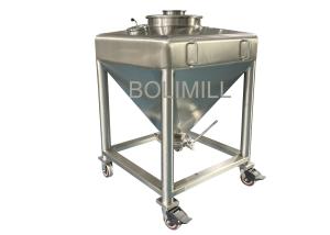 Quality Grain Flour Powder Silos Complies Powder Storage Container With GMP Standards wholesale