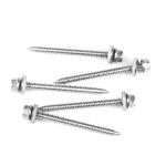 Plain Finish Hex Head Taiwan Chipboard Screw SUS304 Stainless Steel ISO Standard