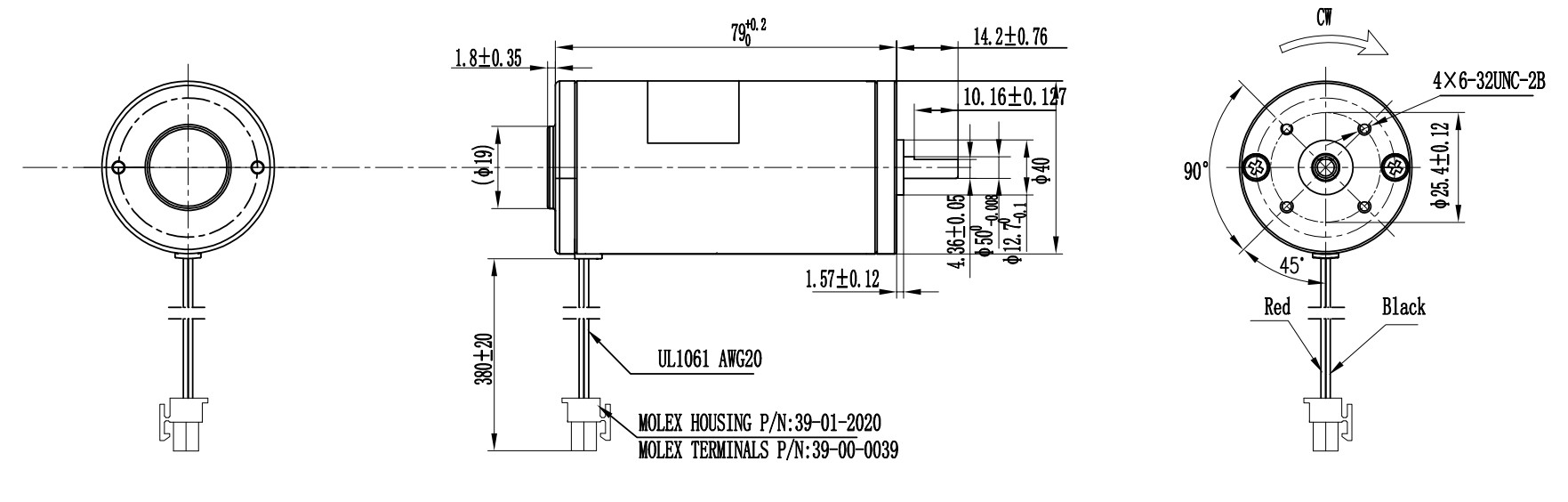 Robust Suction Pump Brushed DC Motor 12V 24V Accept Custom Made