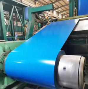 Quality 4mm-300mm Prepainted Galvanized Steel Coils TISCO Hot Dip Blue wholesale