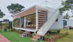 Customized Layout Apple Cabin Office Functional Stylish
