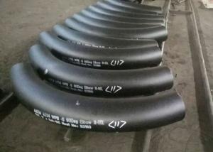 8 SCH80 Elbow Steel Boiler Tubes / Ss 90 Degree Elbow BW B16.9 Black Painting