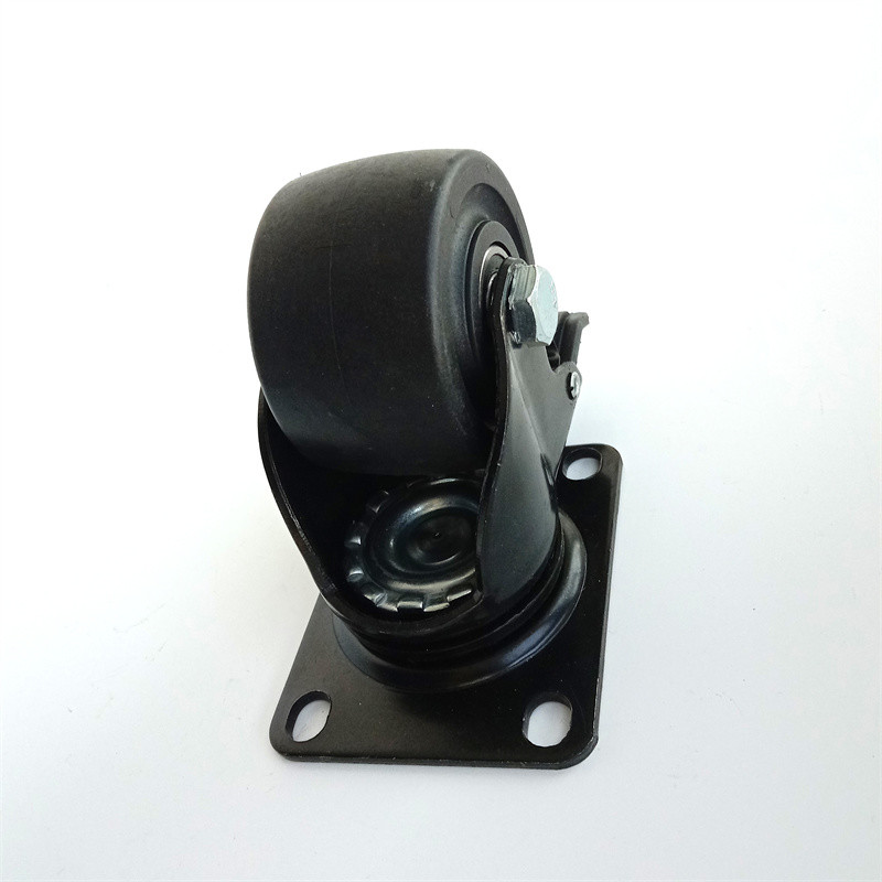 PU Polyurethane 50mm 200 Kg Castor Wheels Black White