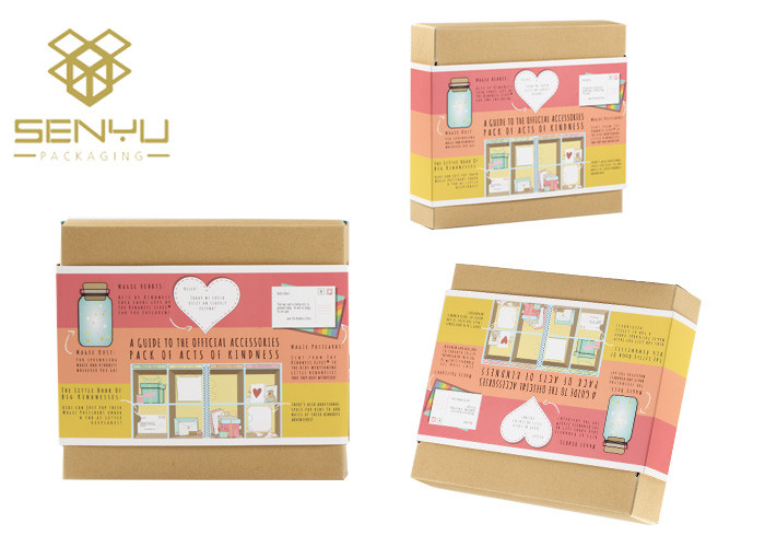 Custom Yellow Long Cardboard Paper Packaging Box CMYK color