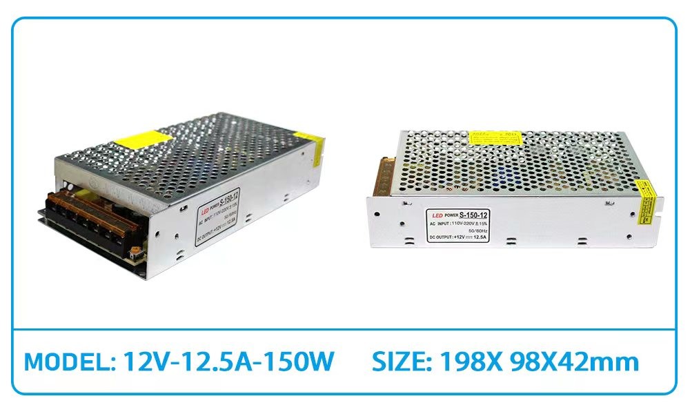 150W DC 12V 12.5A Switch Power Supply LED Power Supply
