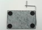 Black Marble Cheese Slicer Hand Tool Stainless Steel Wire For Cutting