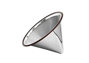 Quality Single Cup 304 Stainless Steel Paperless Pour Over Coffee Dripper Filter wholesale