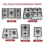 Built In 5 Burners Gas Hob Stove Gas Cooktop Flameout Protection