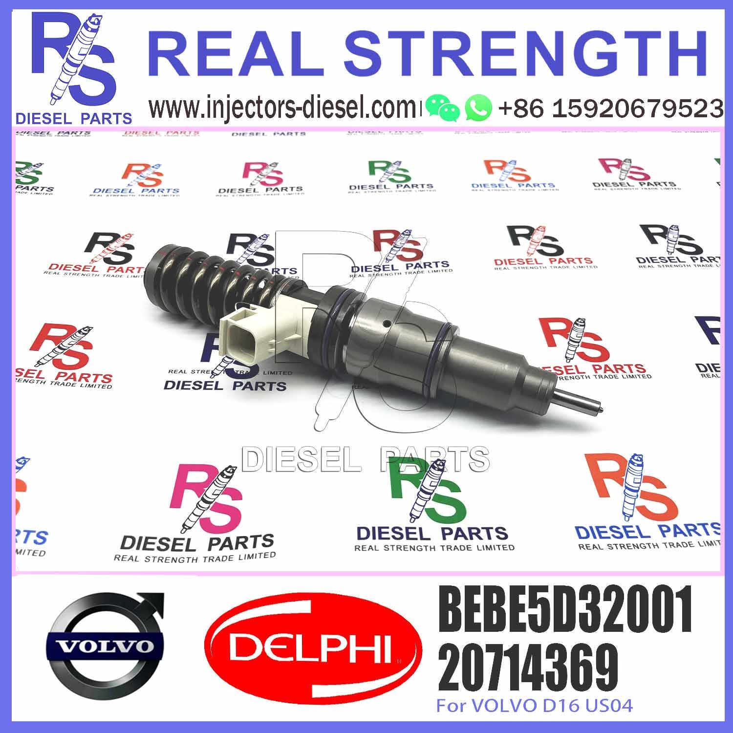 Diesel Injector 20714369 BEBE4D06001 BEBE5D32001 for V-O-L-V D16 US04