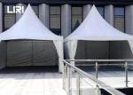 Plain PVC Sidewalls Aluminium Pagoda Tent For National Games PRC